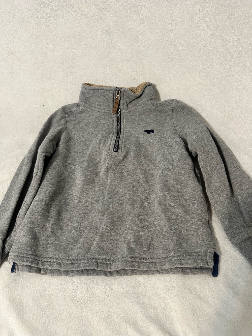 Carter's Gray Half-Zip Pullover Jacket